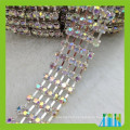 colorful sew on crystal AB color rhinestone cup chains